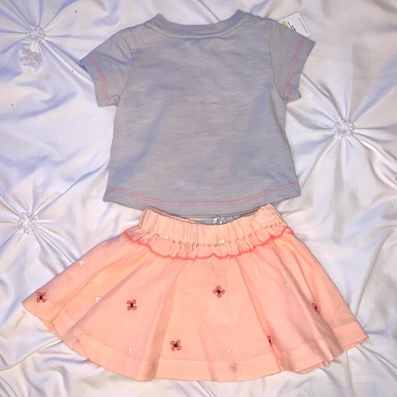 PEEK NWT 3/6 bright flowery flowy skirt and top set- dress set NWT - Picture 4 of 5